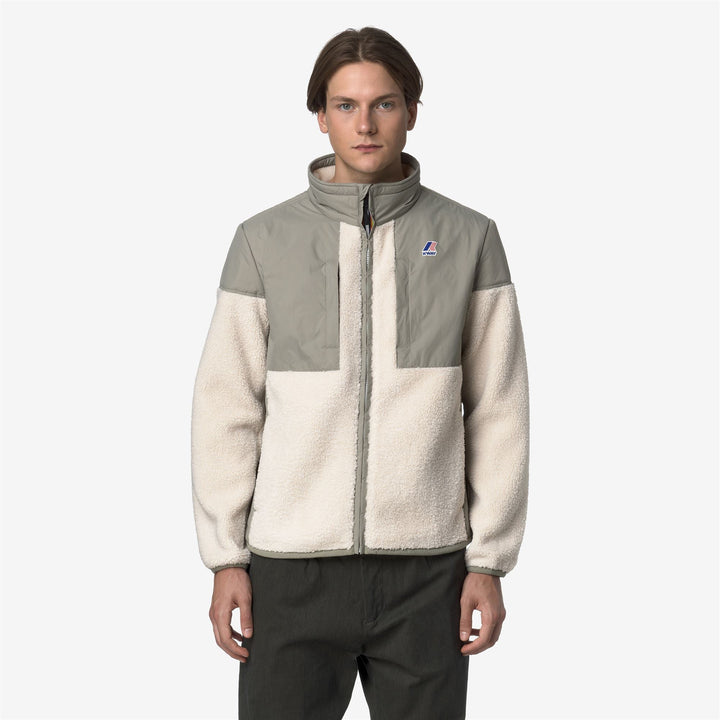SIXTE 4.0 ORSETTO - Fleece - Jacket - UNISEX - Green Oak-Ecru