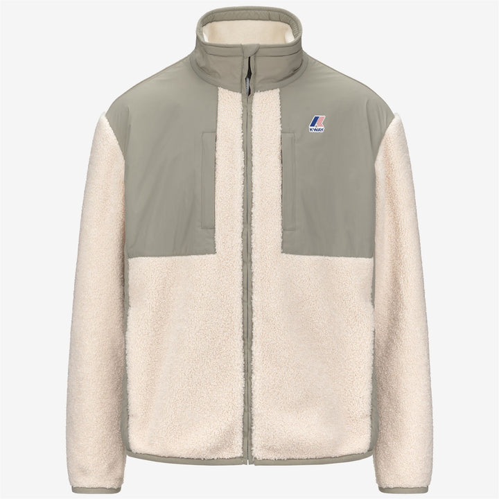 Fleece_UNISEX_SIXTE 4.0 ORSETTO_Jacket_Green Oak-Ecru - Photo