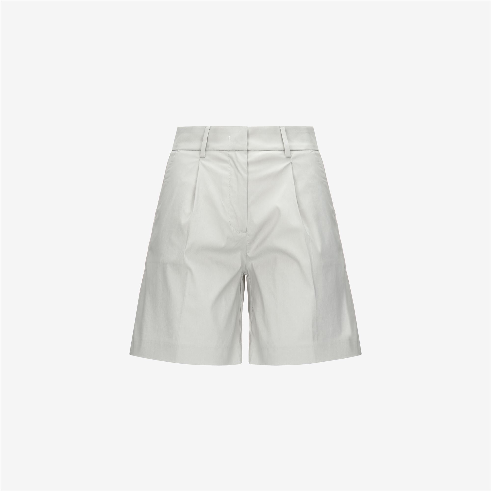 Shorts_WOMAN_NIVE TWILL TECH_Chino_BEIGE LT - Commercial 1