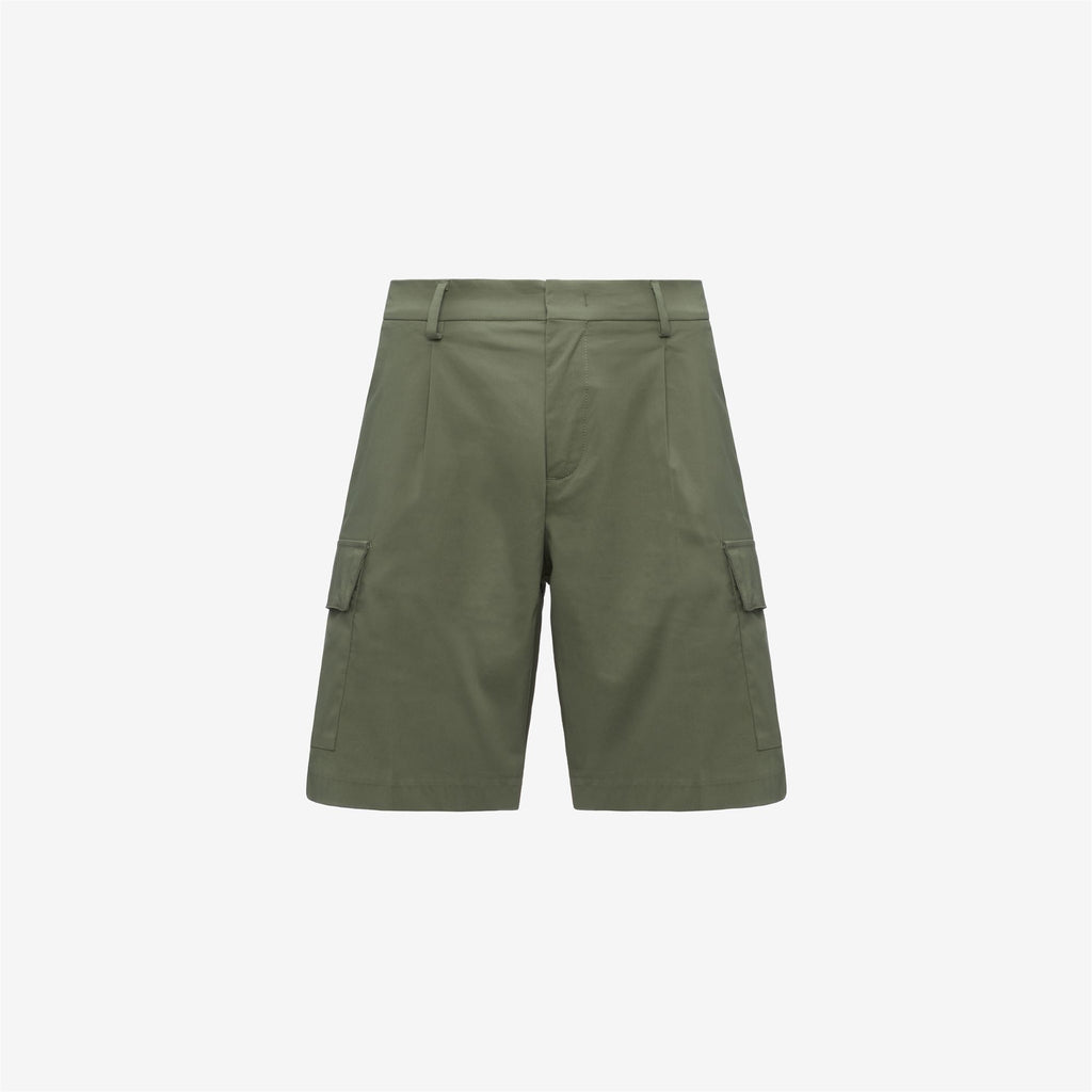 Shorts_MAN_SERJE TWILL TECH_Cargo_Green Lichen - Commercial 1