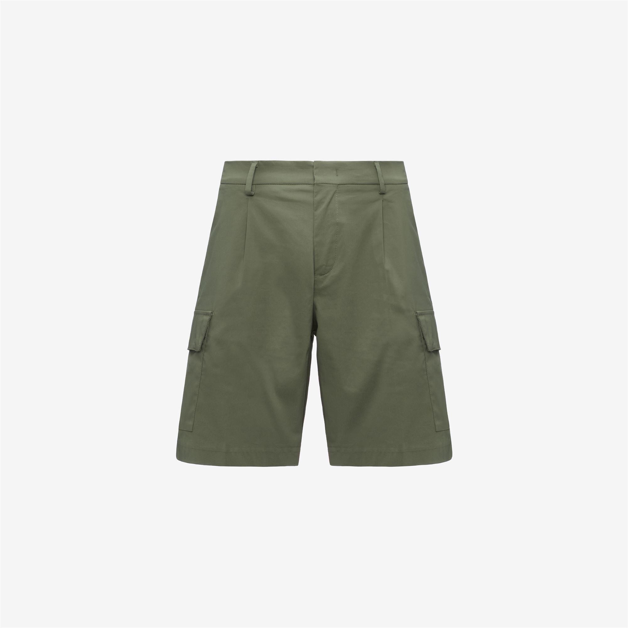 Shorts_MAN_SERJE TWILL TECH_Cargo_Green Lichen - Commercial 1