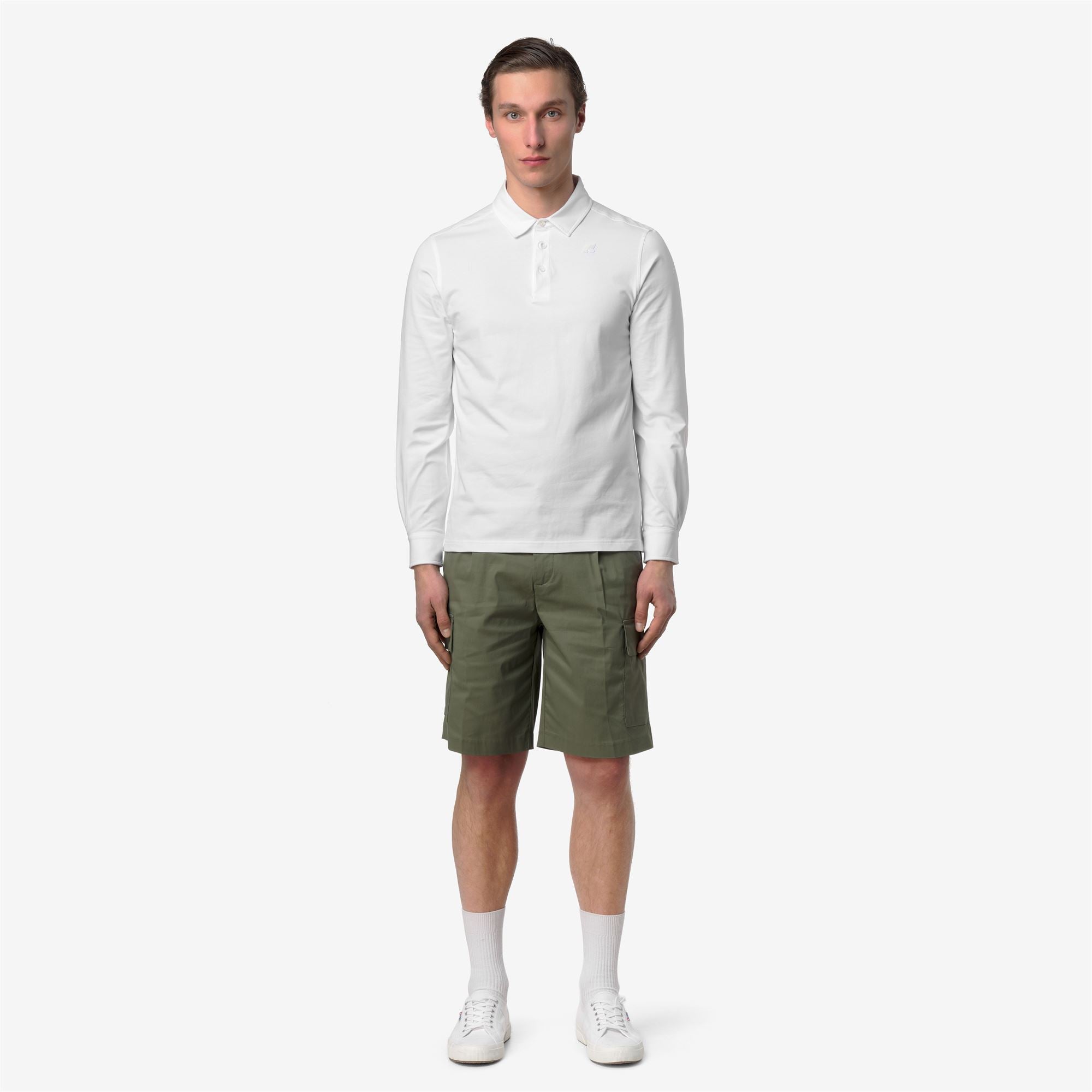 Shorts_MAN_SERJE TWILL TECH_Cargo_Green Lichen - Commercial 4