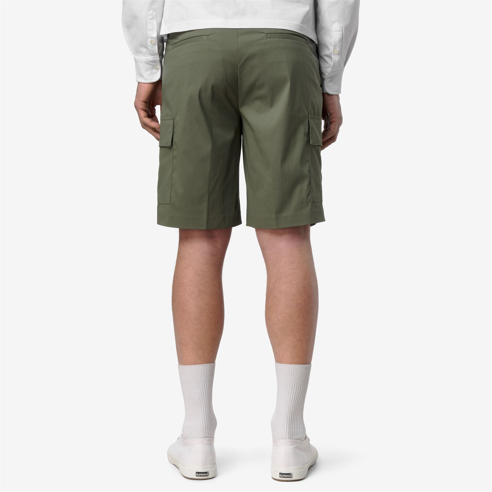 Shorts_MAN_SERJE TWILL TECH_Cargo_Green Lichen - Commercial 6