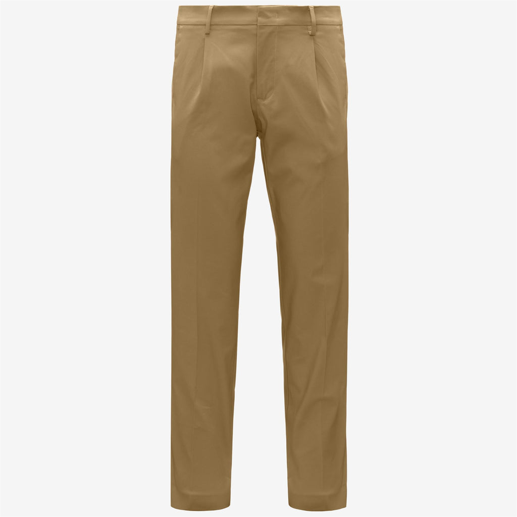 Pants_Man_AILTON TWILL TECH PEACH_Chino_Beige Khaki - Commercial 1