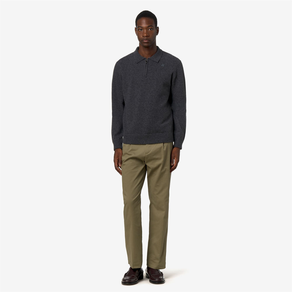 Pants_Man_RALPH TWILL TECH PEACH_Chino_Green Army - Commercial 4