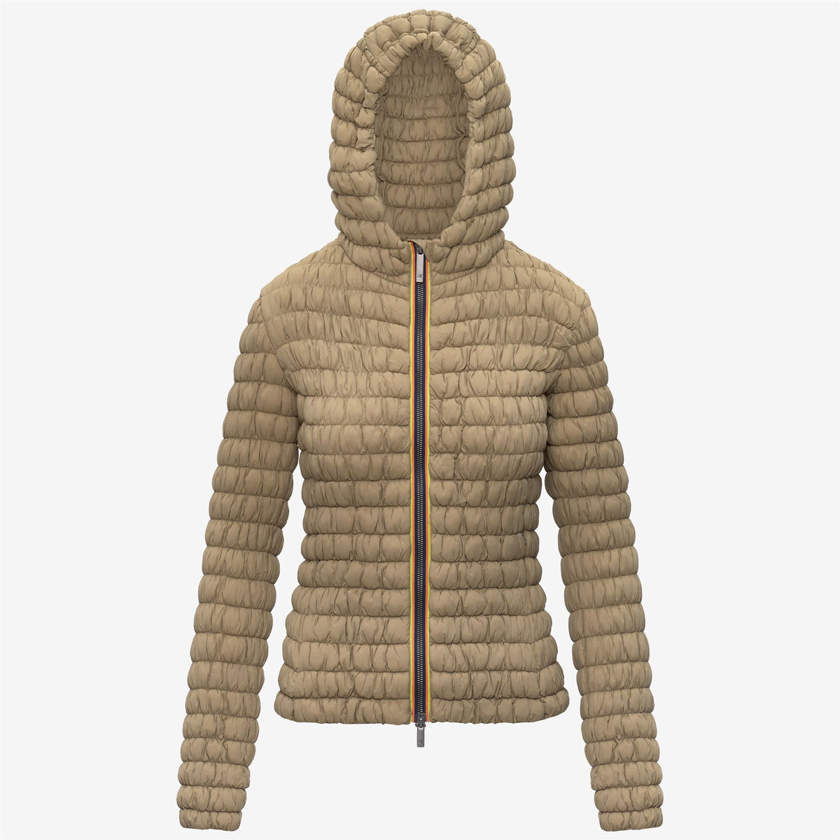 Jackets_Woman_SHYDA TECH WARM_Short_BEIGE KHAKI - Commercial 1