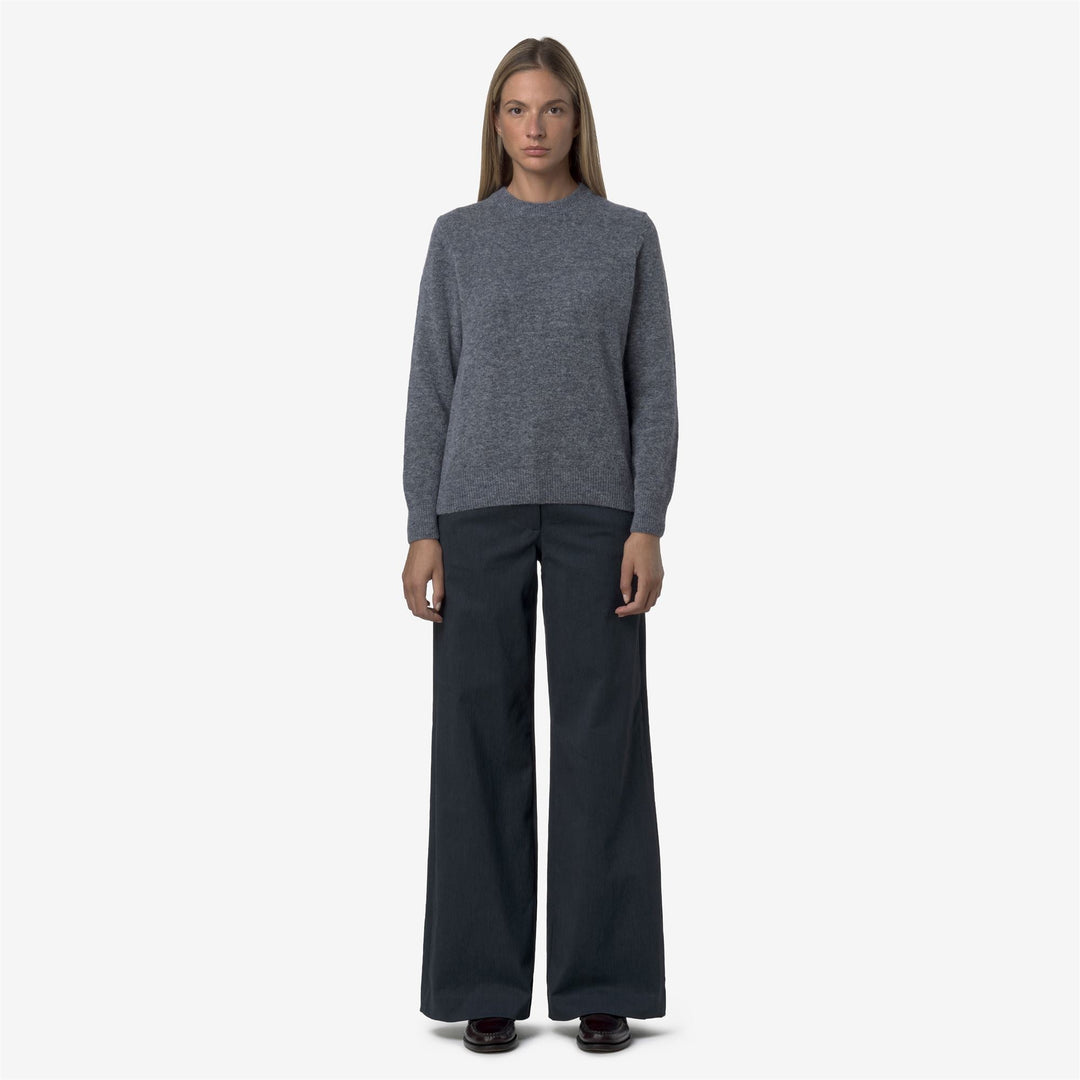 TYANNE DENIM-LIKE - Pants - Chino - Woman - DENIM-Blue Depth