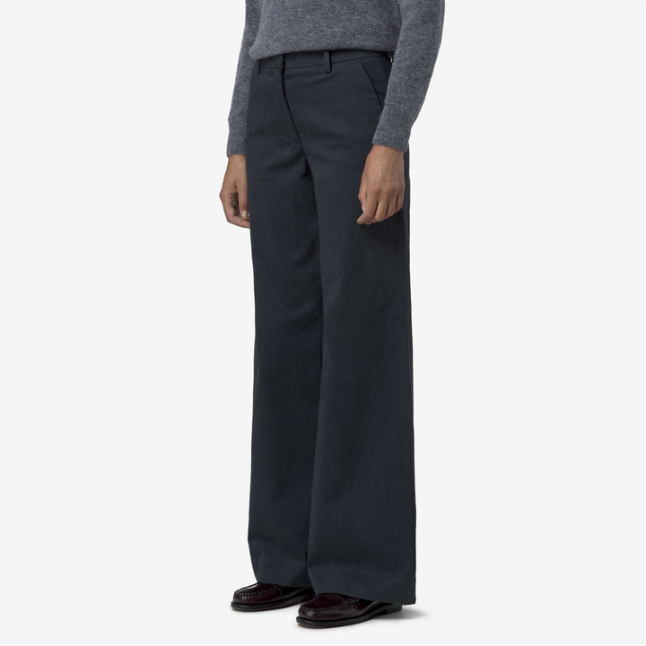TYANNE DENIM-LIKE - Pants - Chino - Woman - DENIM-Blue Depth