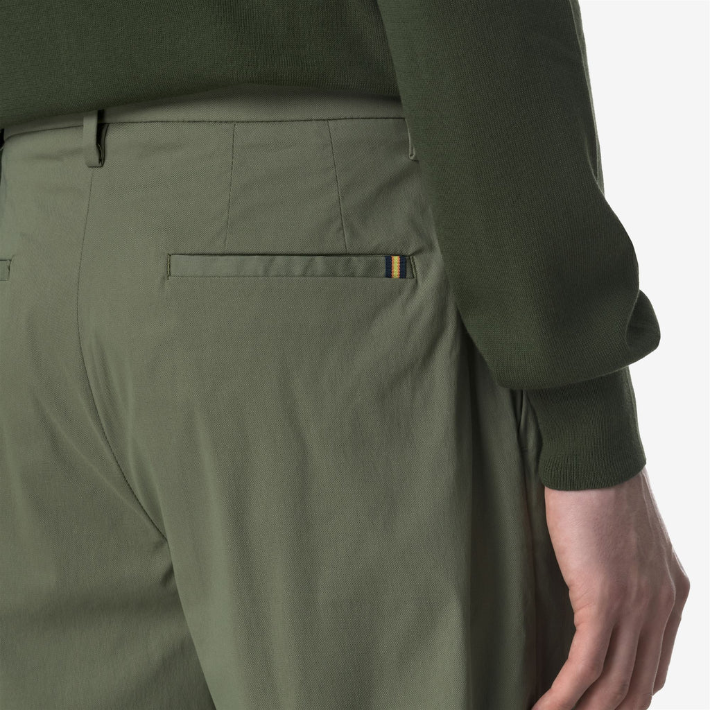 Pants_MAN_RALPH TWILL TECH_Chino_Green Lichen - Commercial 7
