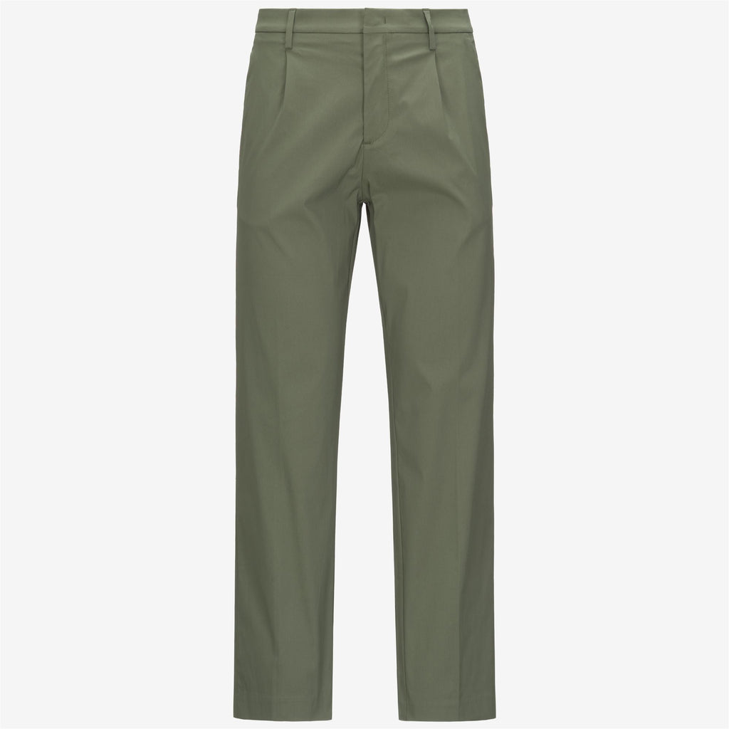 Pants_MAN_RALPH TWILL TECH_Chino_Green Lichen - Commercial 1