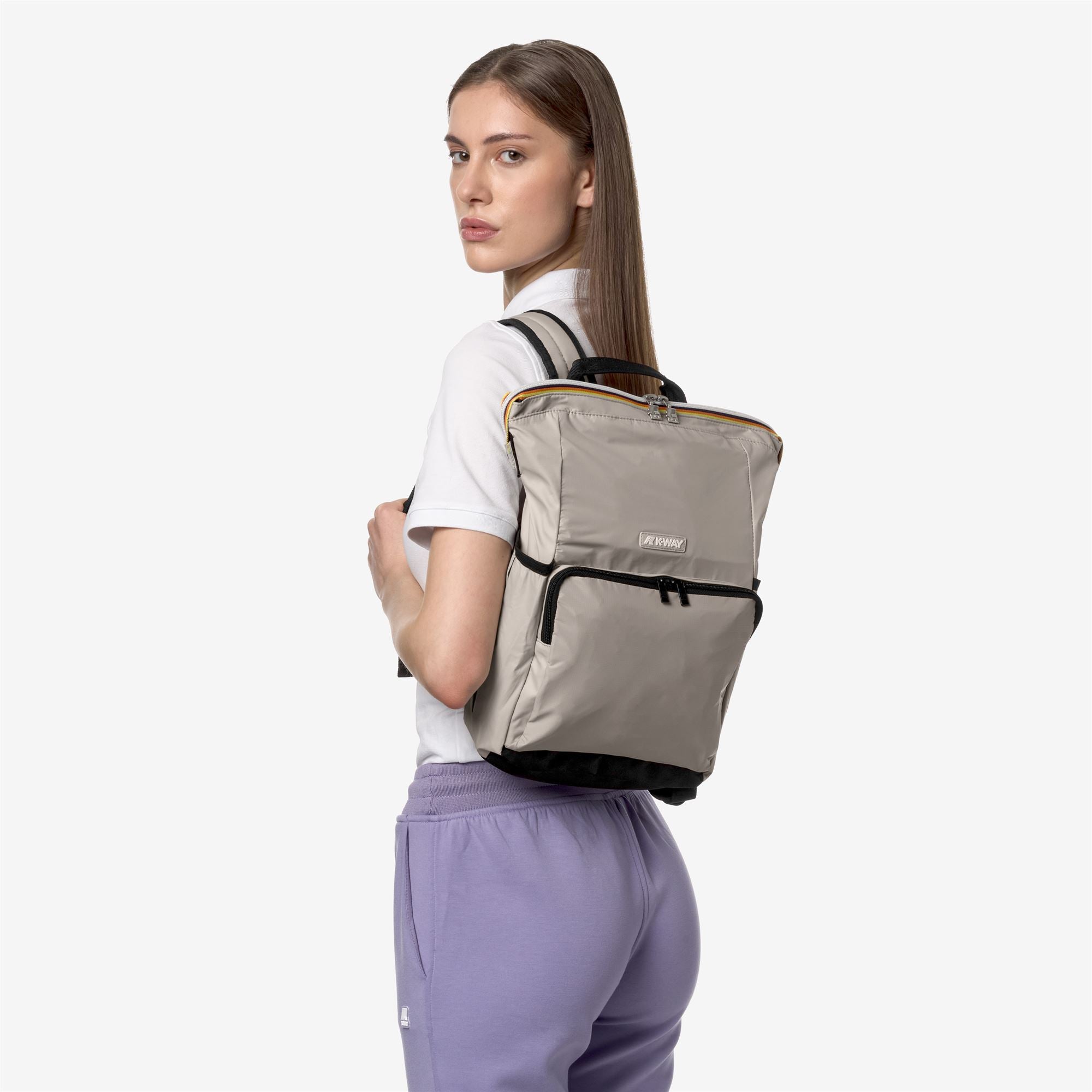 Bags_UNISEX_MAIZY_Backpack_BEIGE LT - Commercial 5