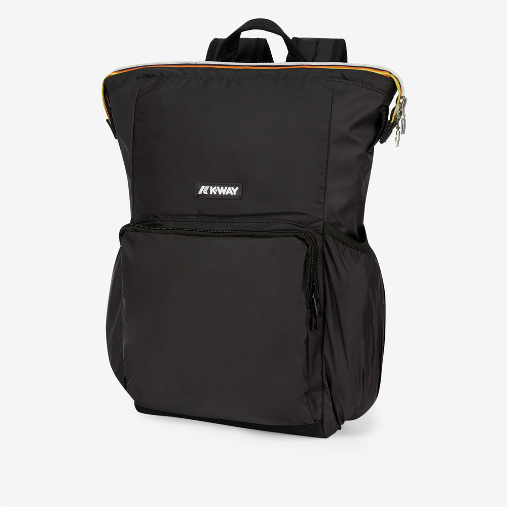 Bags_UNISEX_MAIZY_Backpack_Black Pure - DressedFront