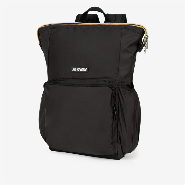 Bags_UNISEX_MAIZY_Backpack_Black Pure - DressedFront