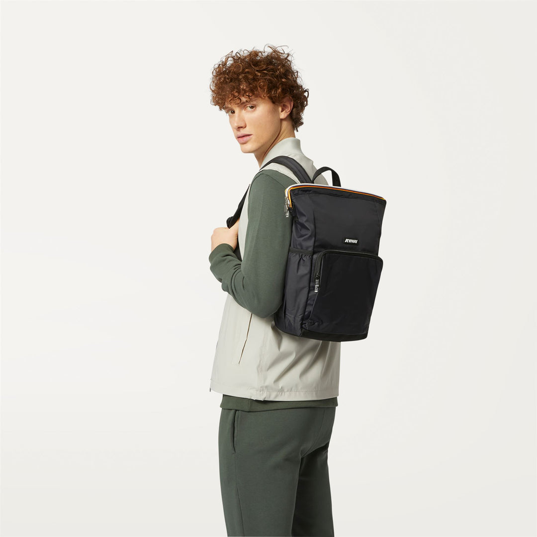 Bags_UNISEX_MAIZY_Backpack_Black Pure - DressedBack