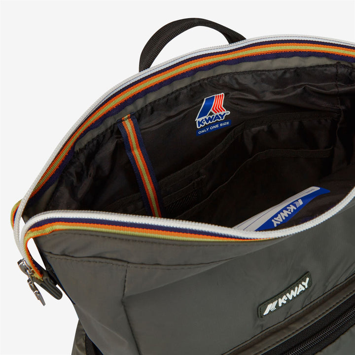 MAIZY - Bags - Backpack - UNISEX - GREEN BLACKISH