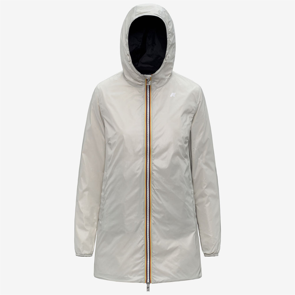 Jackets_Woman_SOPHIE PLUS.2 DOUBLE_Mid_Black Pure - BEIGE LT - Commercial 2