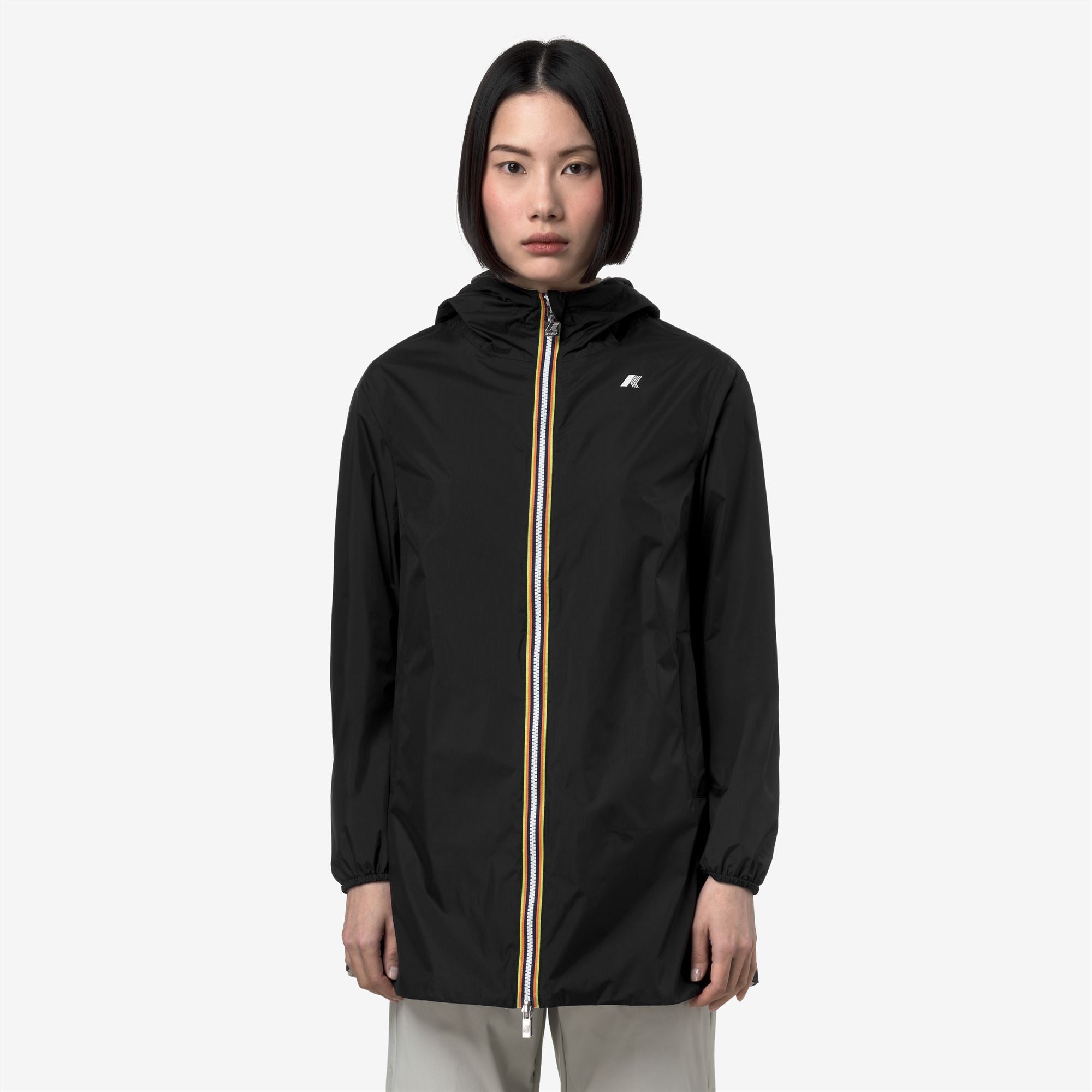 Jackets_Woman_SOPHIE PLUS.2 DOUBLE_Mid_Black Pure - BEIGE LT - Commercial 4