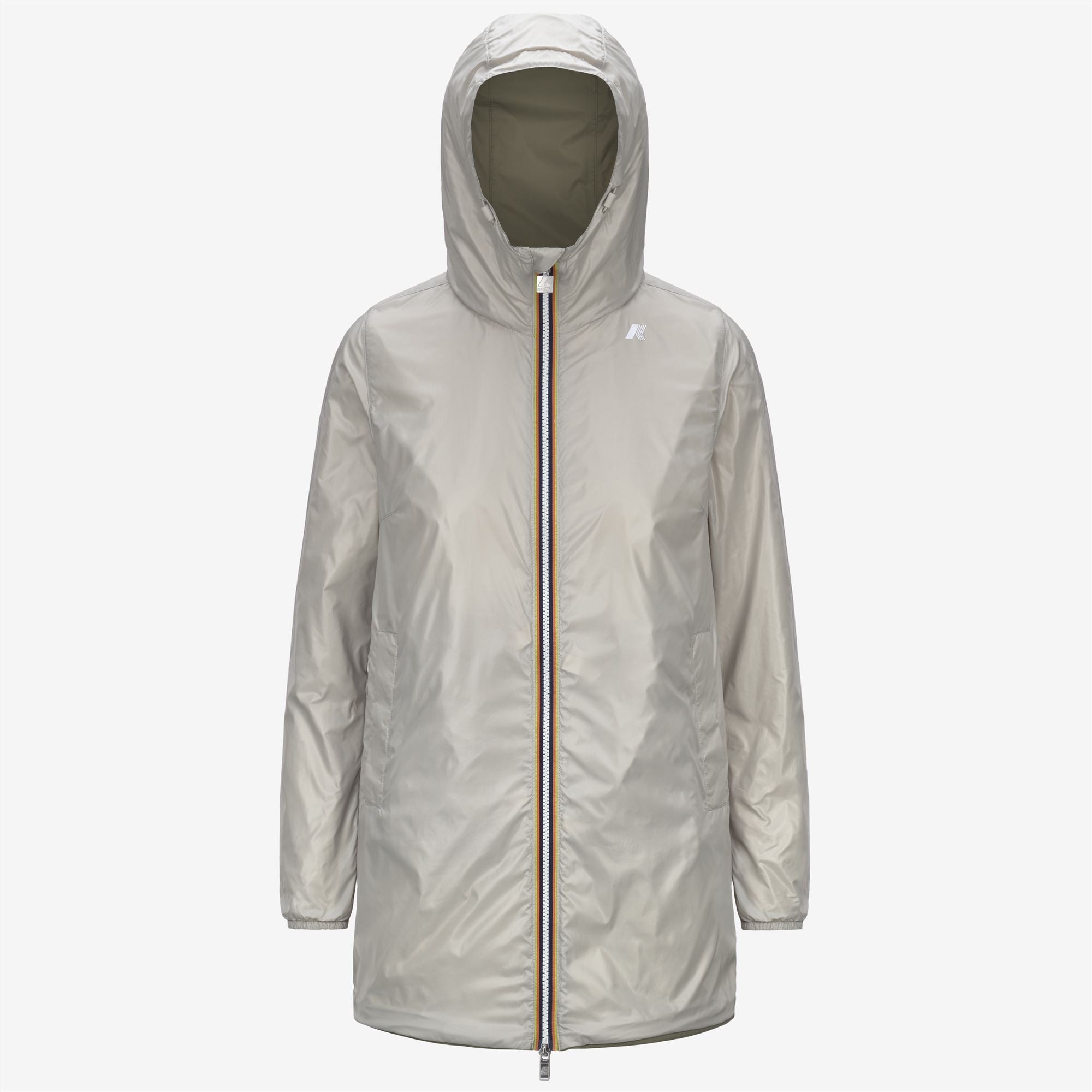 Jackets_WOMAN_SOPHIE PLUS.2 DOUBLE_Mid_Green Lichen - BEIGE LT - Commercial 2