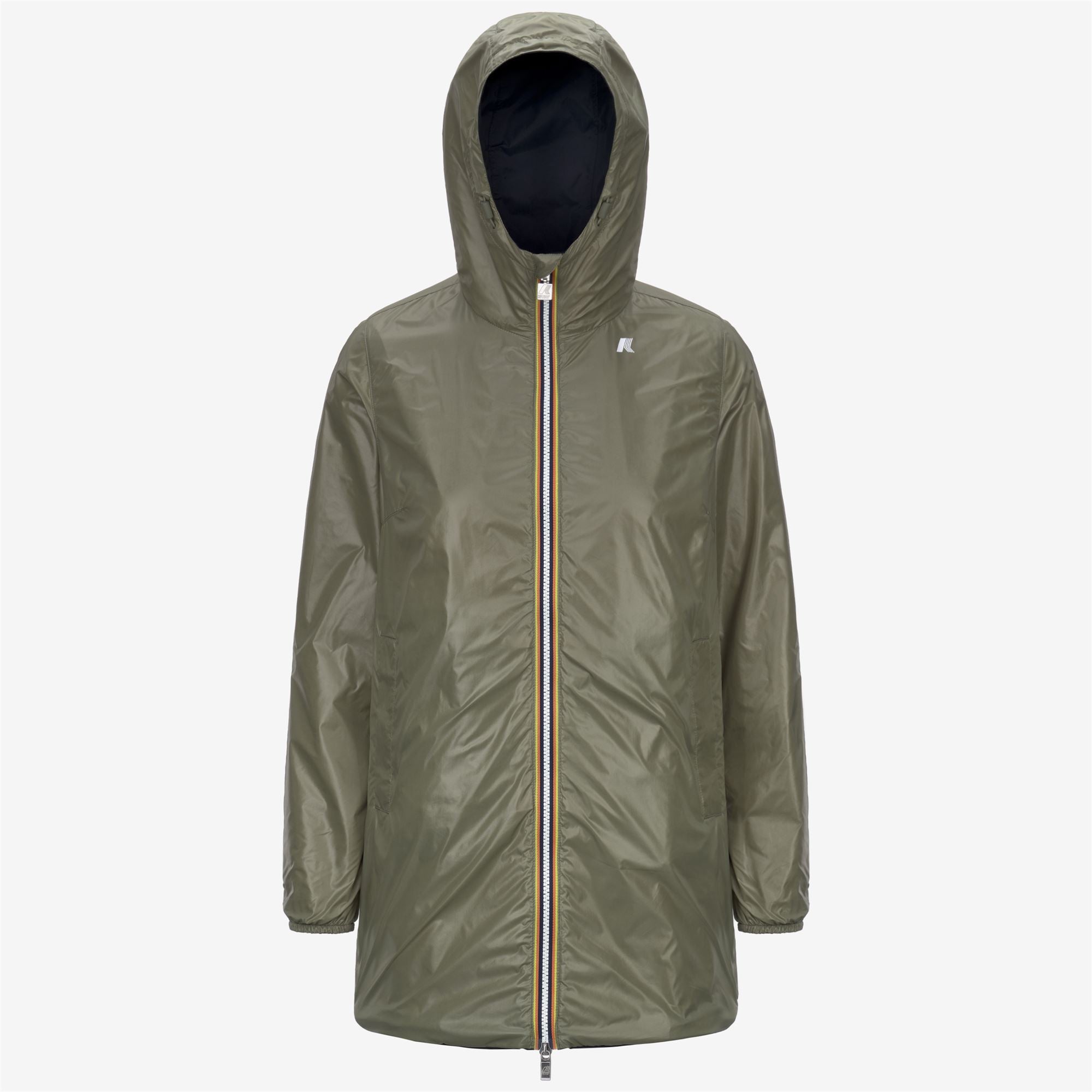 Jackets_WOMAN_SOPHIE PLUS.2 DOUBLE_Mid_Blue Depth - Green Lichen - Commercial 2