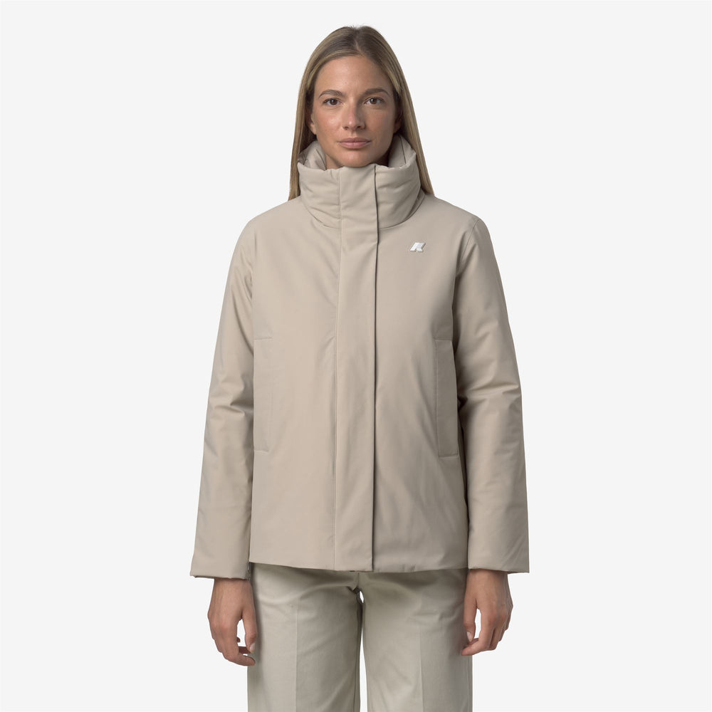 Jackets_WOMAN_MARLETTE ST WARM_Short_Beige Cashmere - DressedBack
