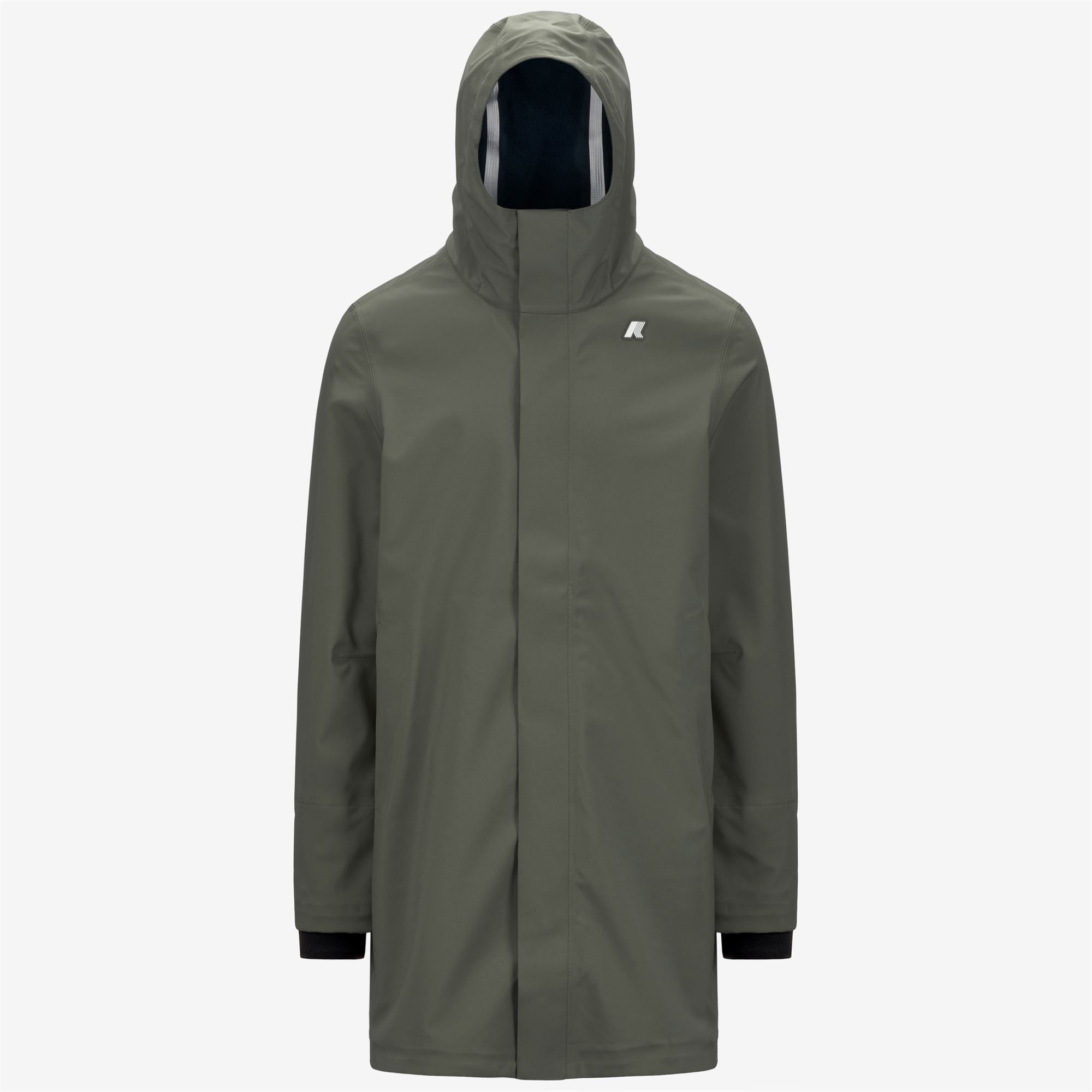 Jackets_MAN_THOMAS BONDED_Long_GREEN BLACKISH  - Blue Depth - Commercial 1