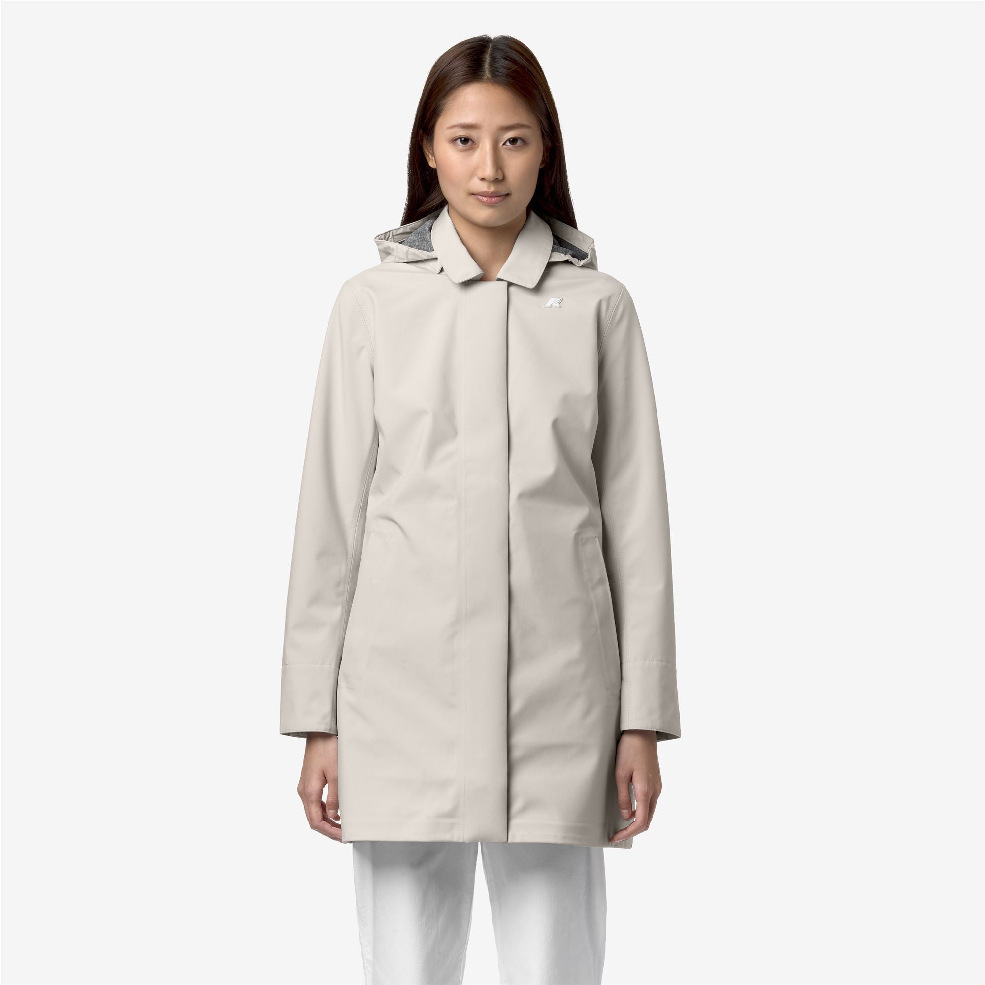 Jackets_WOMAN_MATHY BONDED JERSEY_Mid_BEIGE LT - Commercial 4