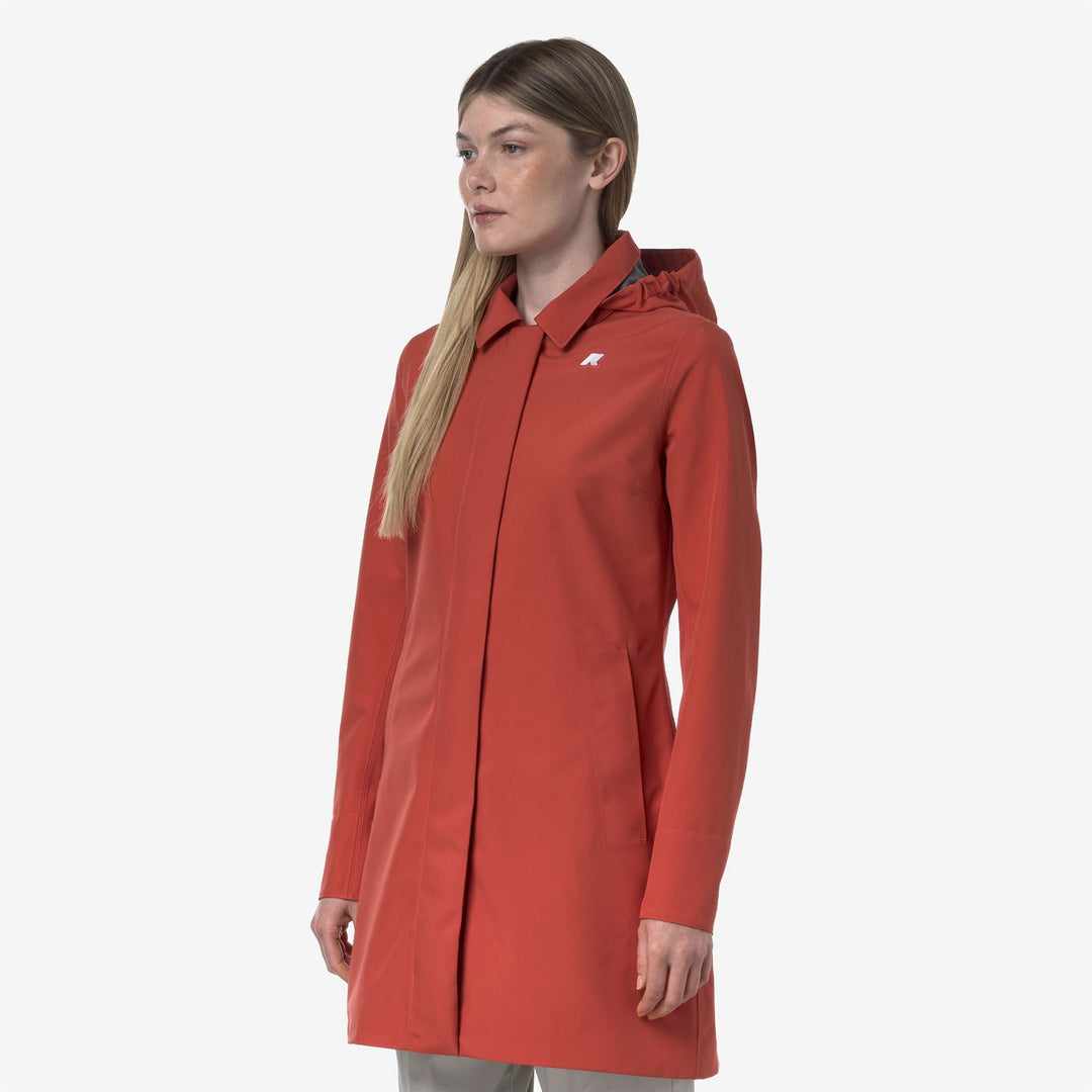 MATHY BONDED JERSEY - Jackets - Mid - WOMAN - RED JASPER