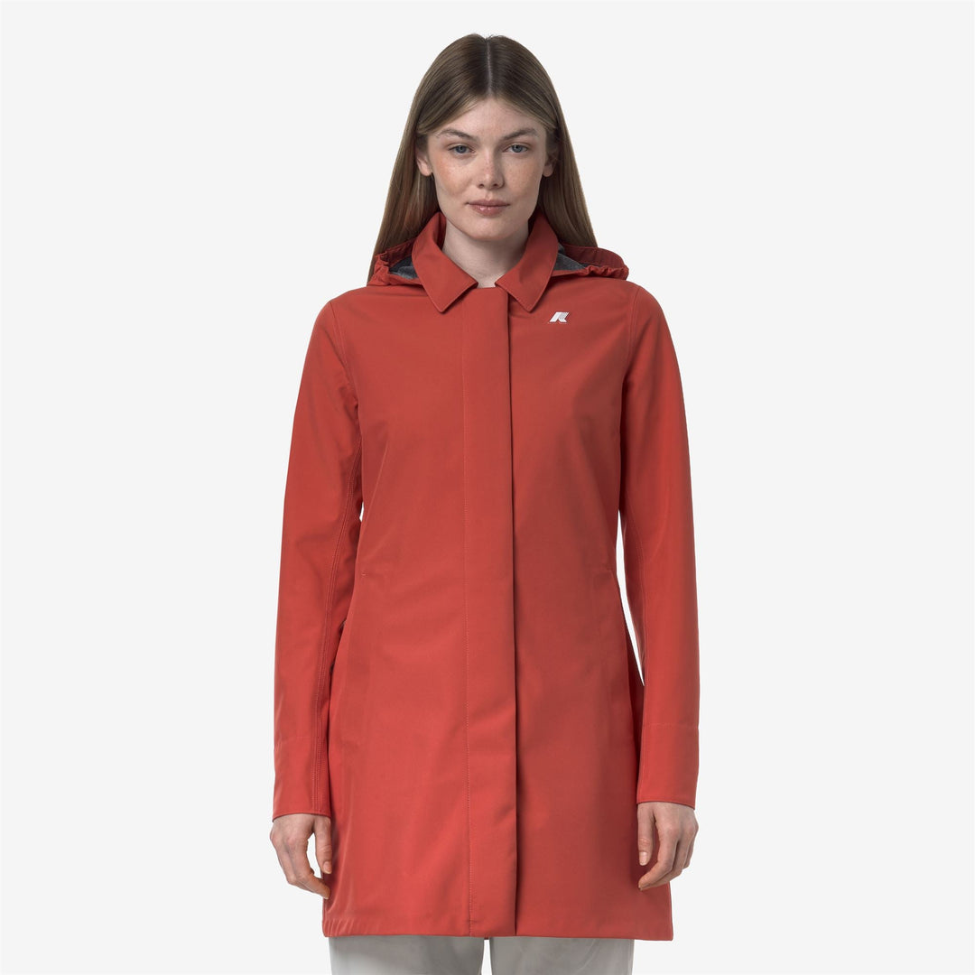 MATHY BONDED JERSEY - Jackets - Mid - WOMAN - RED JASPER