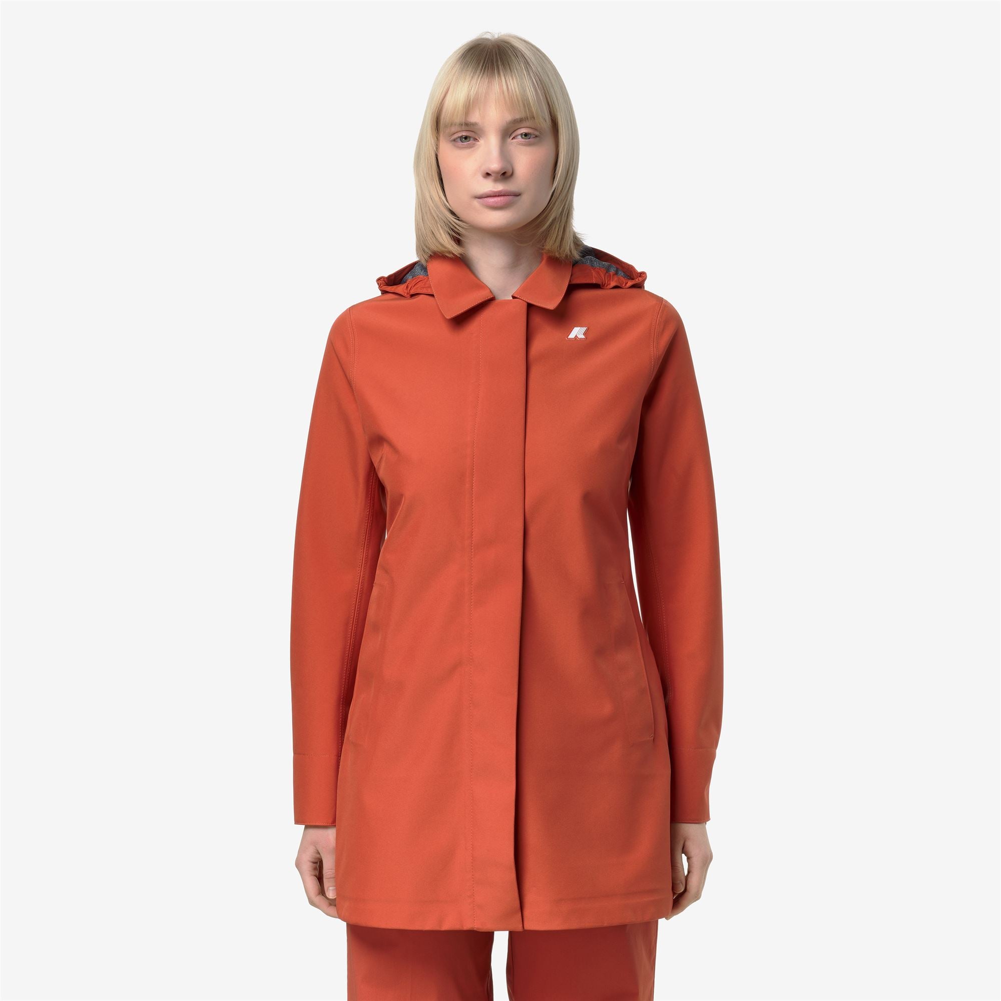 Jackets_Woman_MATHY BONDED JERSEY_Mid_Orange Brownish - Commercial 4