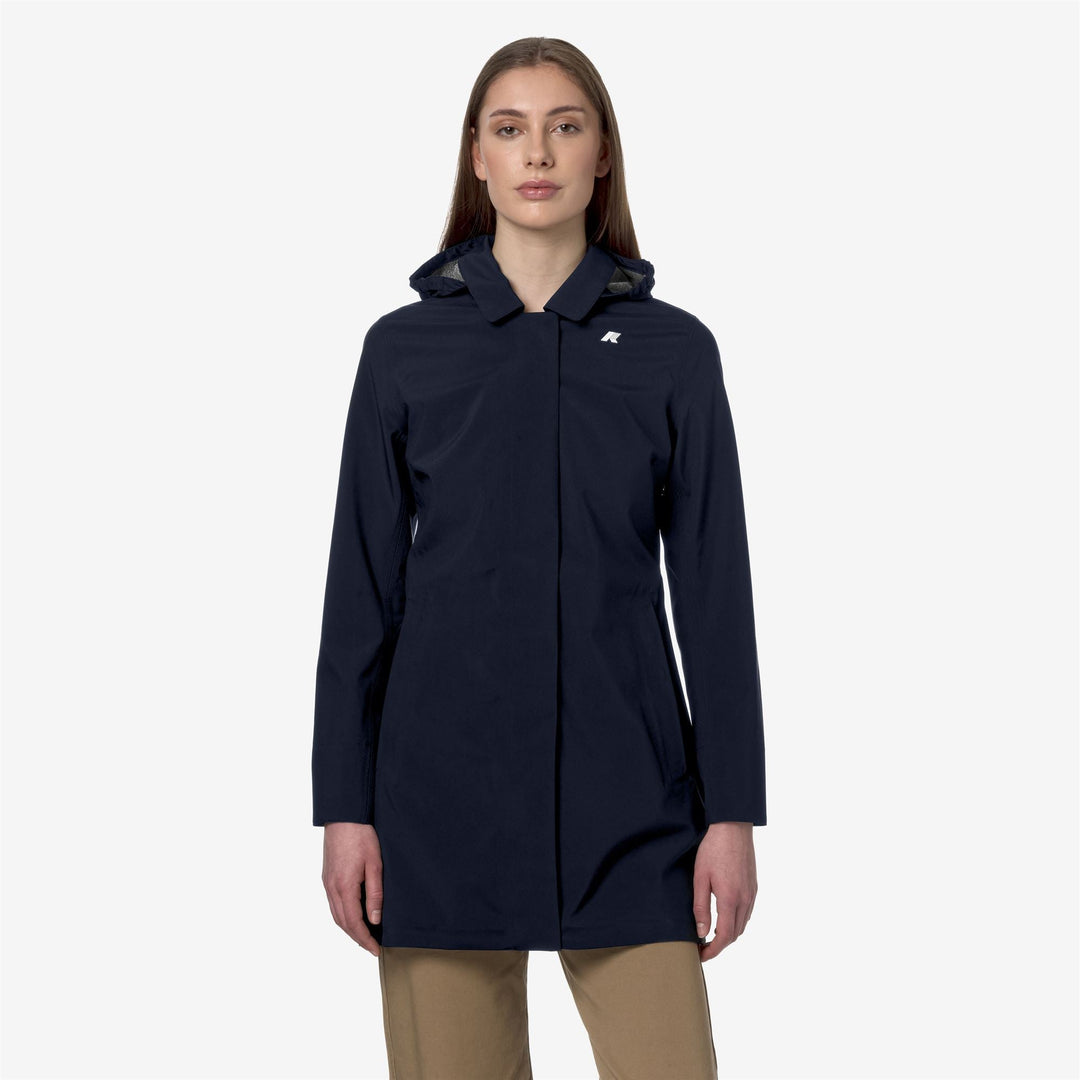 MATHY BONDED JERSEY - Jackets - Mid - WOMAN - BLUE DEPTH