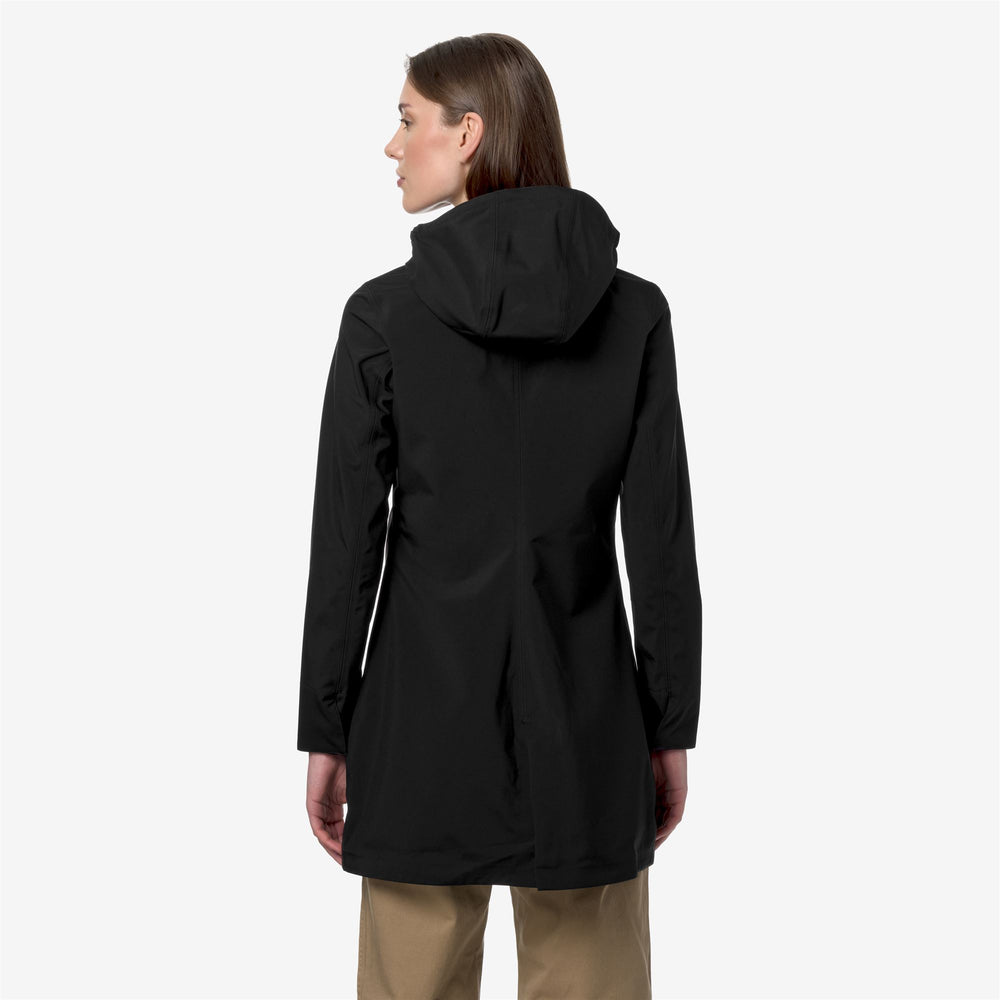 Jackets_WOMAN_MATHY BONDED JERSEY_Mid_Black Pure - DressedFrontDouble