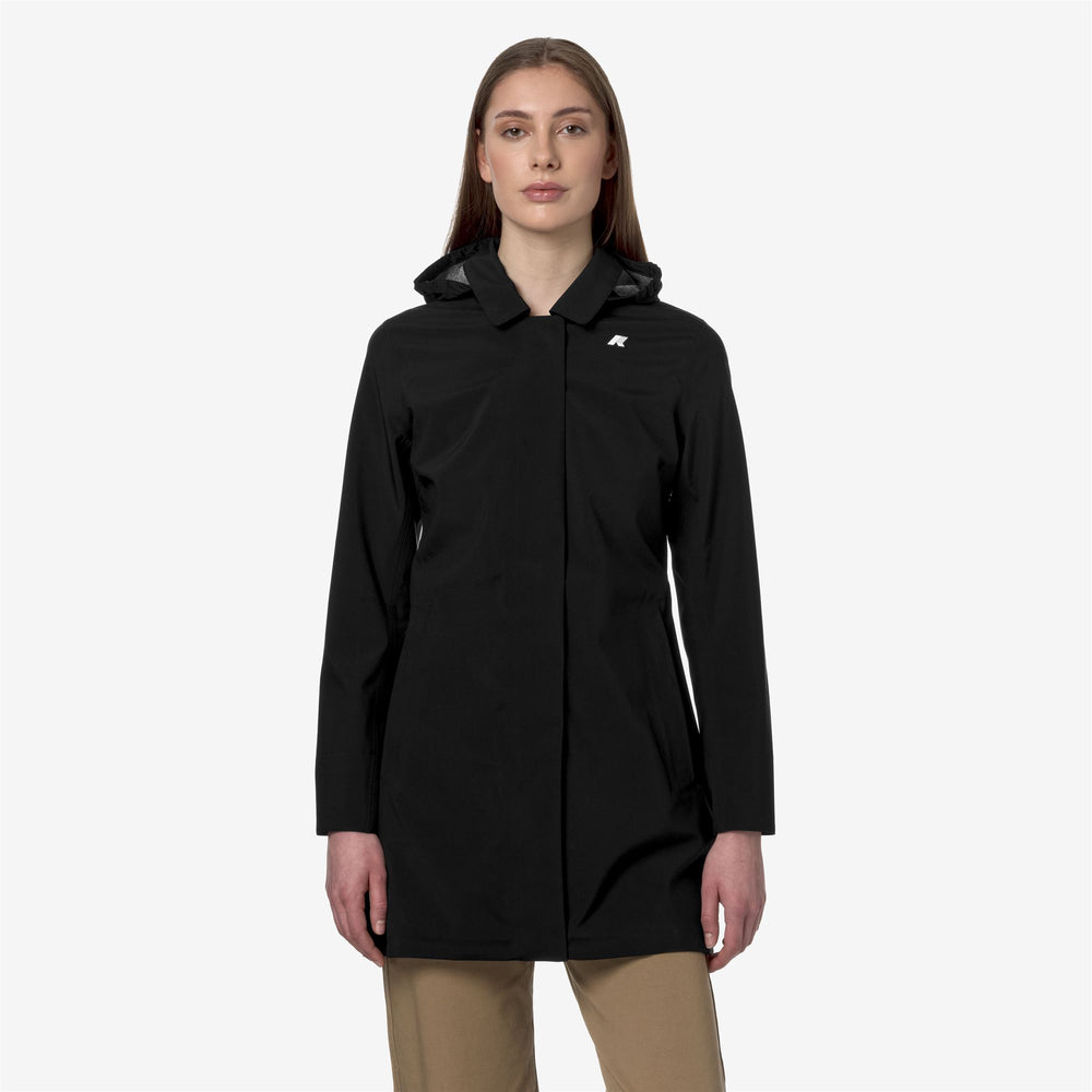 Jackets_WOMAN_MATHY BONDED JERSEY_Mid_Black Pure - DressedBack