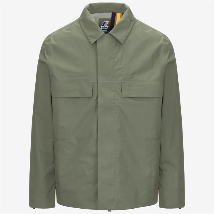 ORION 3L POPLIN - Jackets - Short - MAN - GREEN LICHEN-BEIGE LT