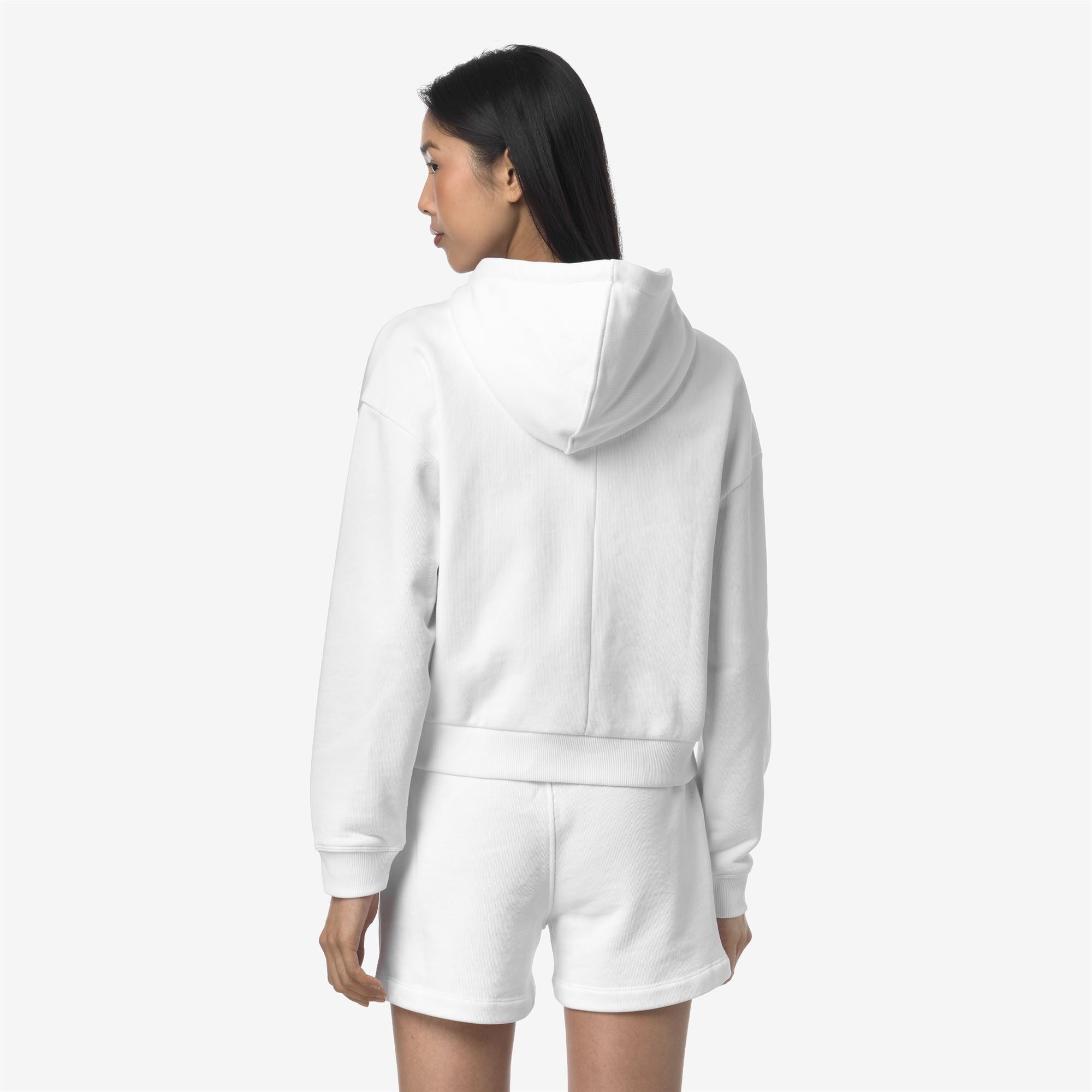 Fleece_WOMAN_ARWEN FRENCH TERRY_Jacket_White - Commercial 6
