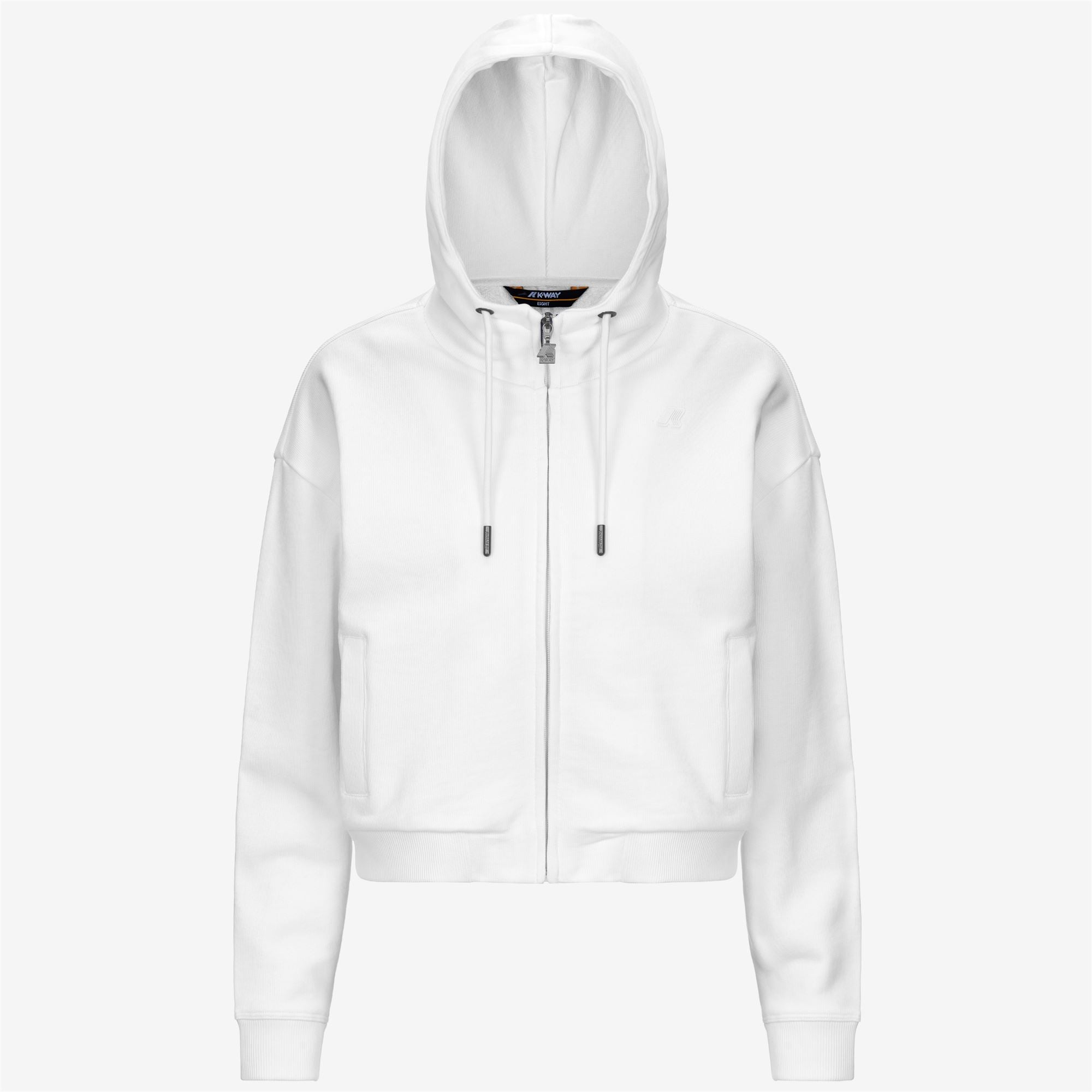 Fleece_WOMAN_ARWEN FRENCH TERRY_Jacket_White - Commercial 1