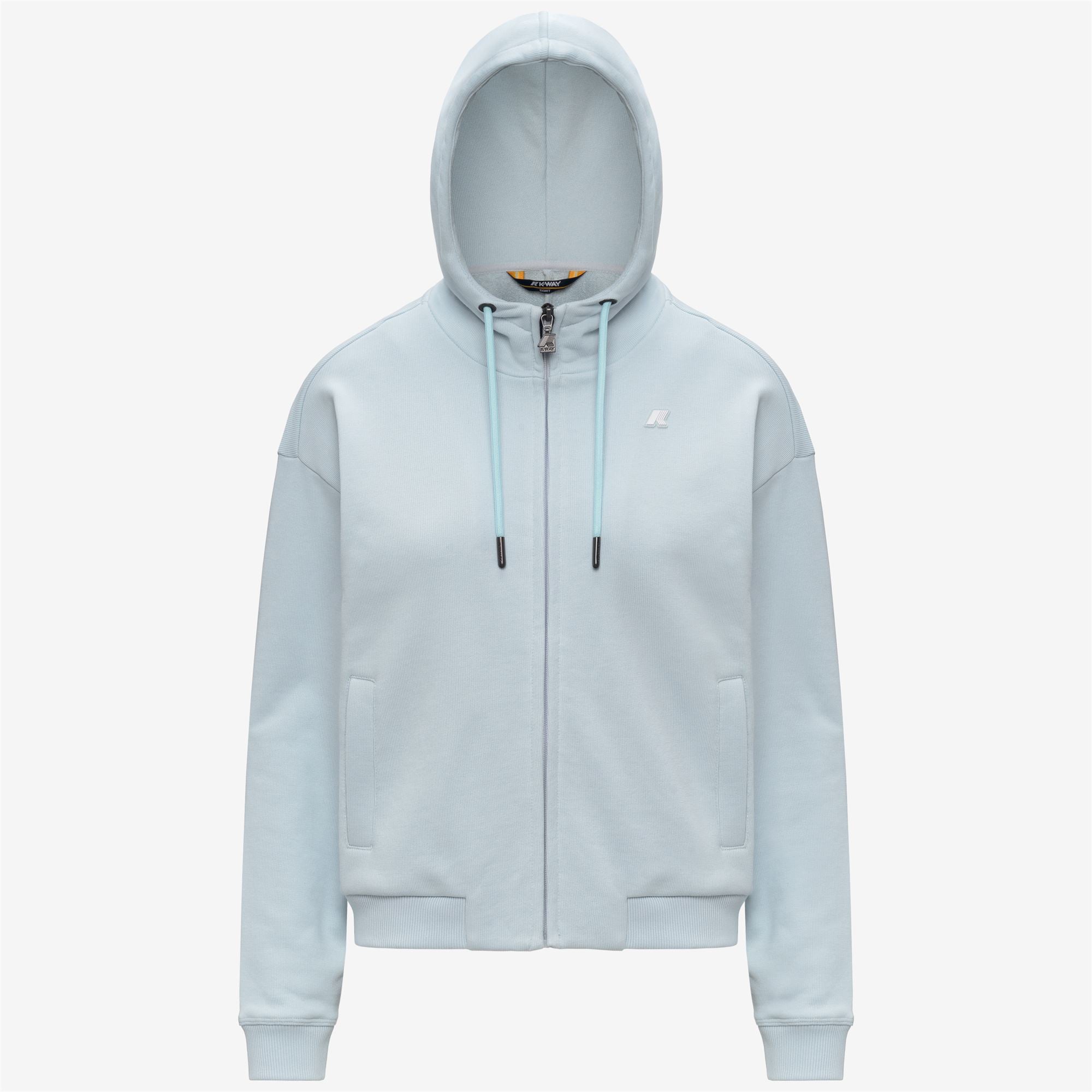 Fleece_Woman_ARWEN FRENCH TERRY_Jacket_Blue Ballad - Commercial 1