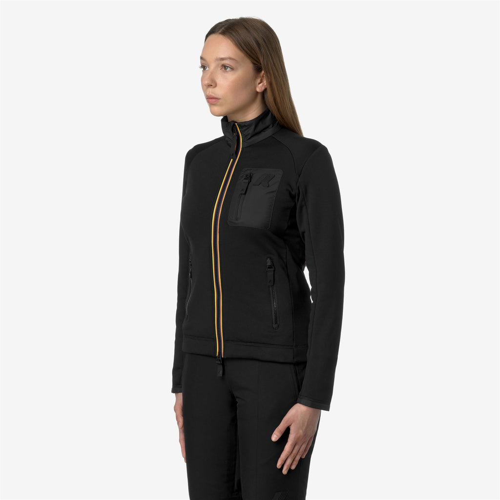 Fleece_WOMAN_MARNAZ_Jacket_Black Pure - Commercial 5