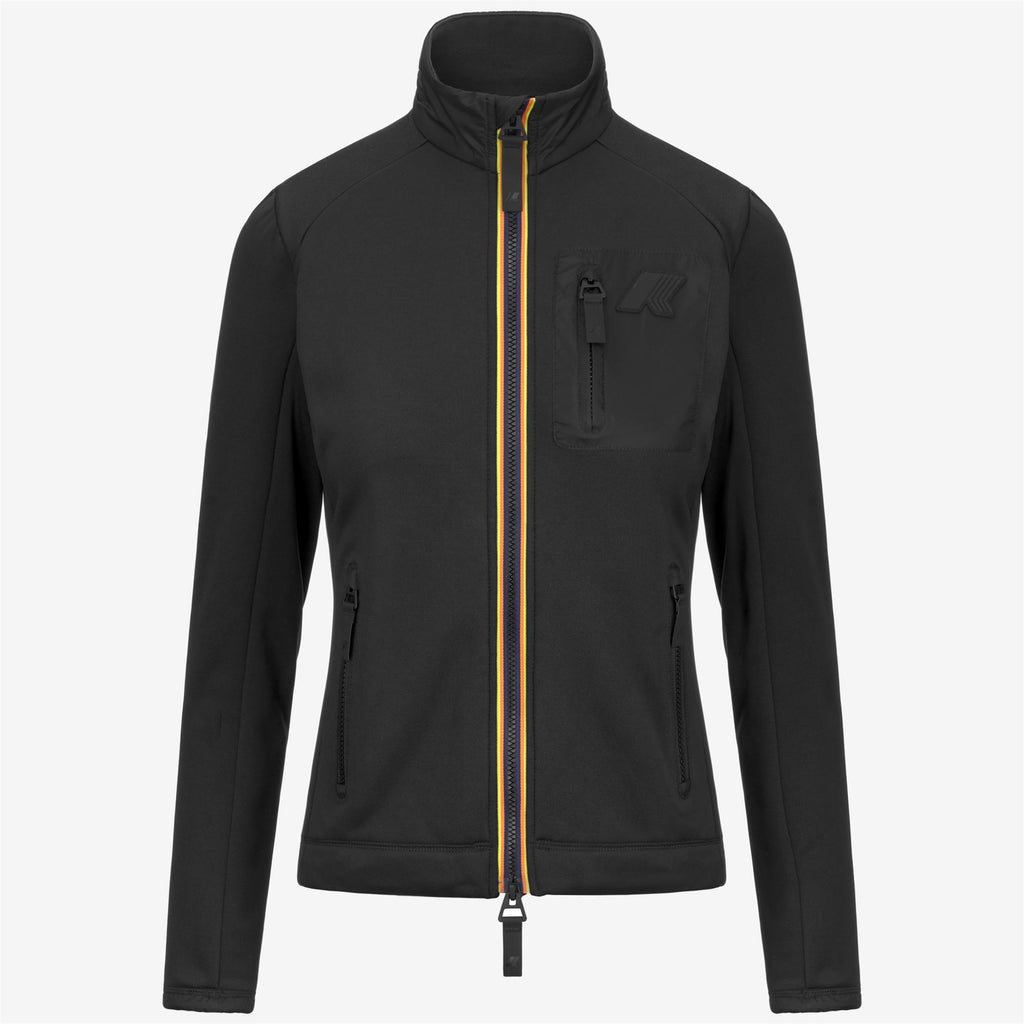 Fleece_WOMAN_MARNAZ_Jacket_Black Pure - Commercial 1