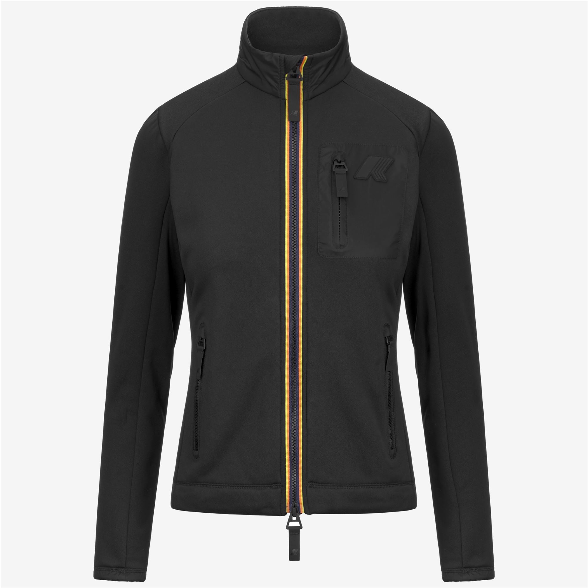 Fleece_WOMAN_MARNAZ_Jacket_Black Pure - Commercial 1