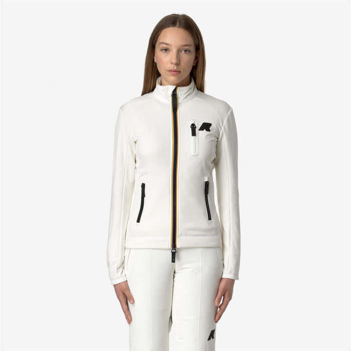 MARNAZ - Fleece - Jacket - WOMAN - White Gardenia