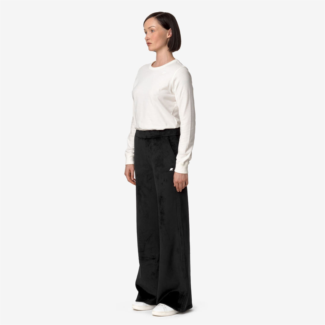 JENNY VELOUR POLAR - Pants - Sport Trousers - WOMAN - Black P-Black P