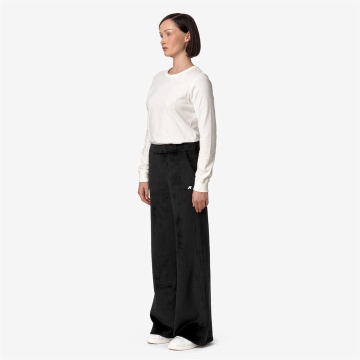JENNY VELOUR POLAR - Pants - Sport Trousers - WOMAN - Black P-Black P