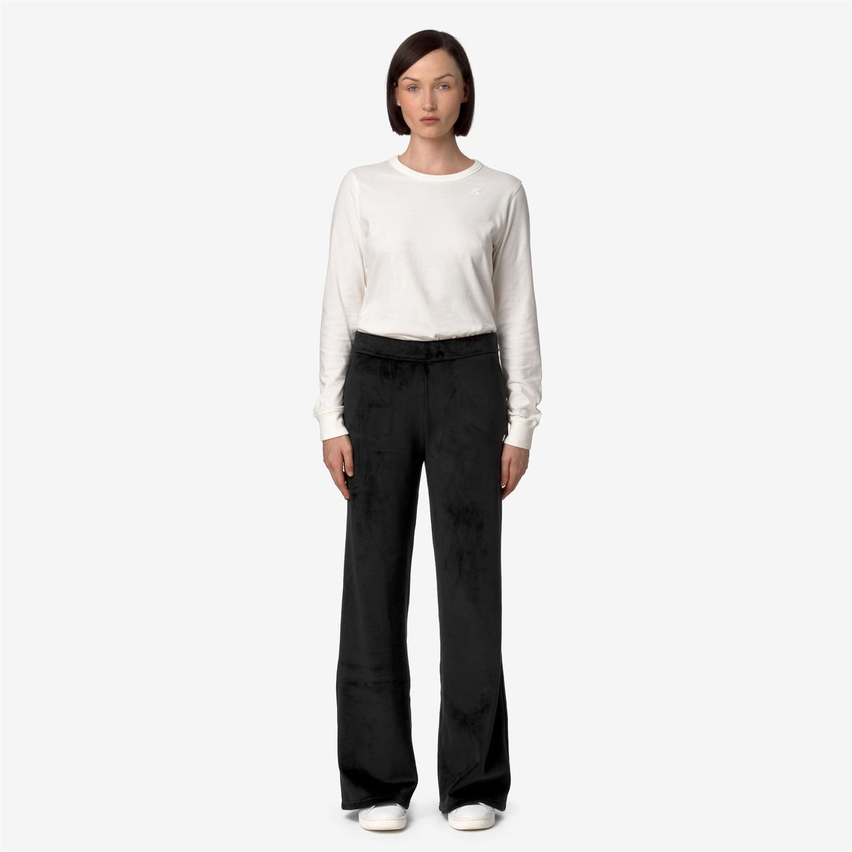 Pants_WOMAN_JENNY VELOUR POLAR_Sport Trousers_Black P-Black P - Commercial 4