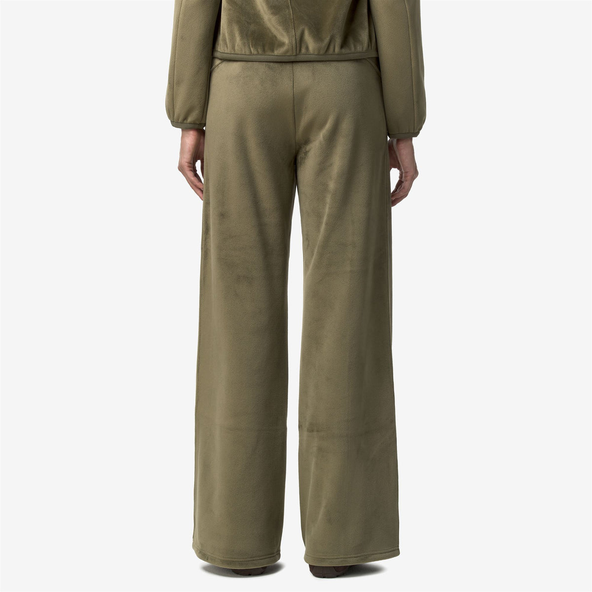 Pants_Woman_JENNY VELOUR POLAR_Sport Trousers_Green Army-Green Army - Commercial 6