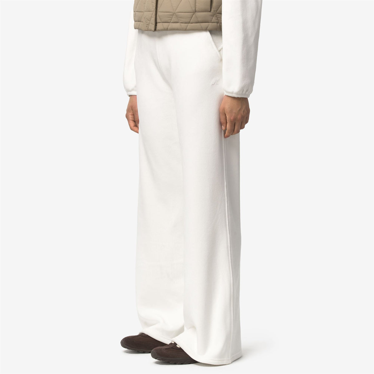 Pants_Woman_JENNY VELOUR POLAR_Sport Trousers_White Nat-White Nat - Commercial 5
