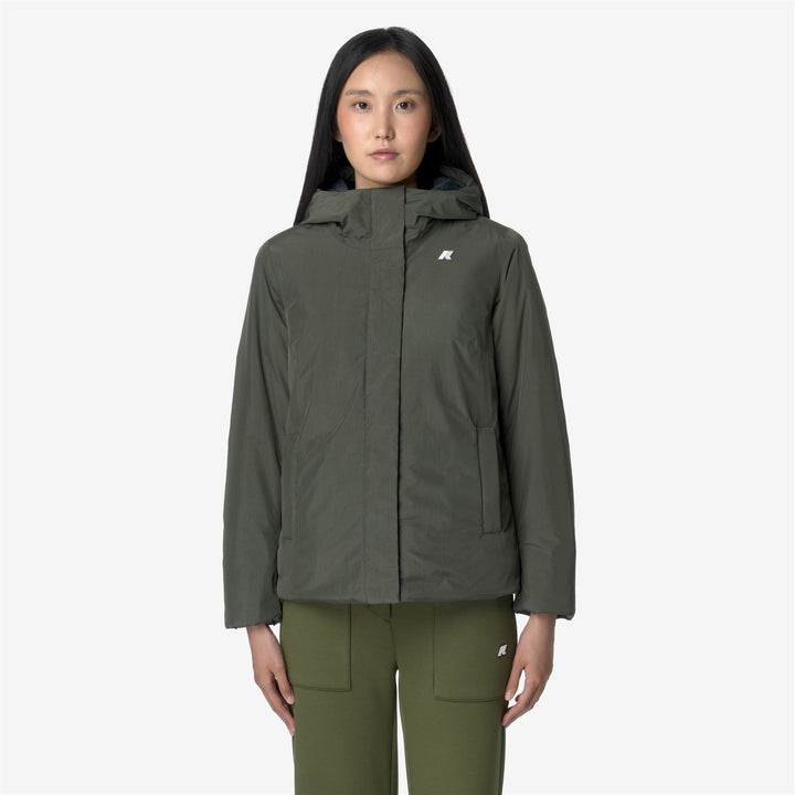 LIL SOFT TOUCH MARMOTTA - Jackets - Short - WOMAN - Green B-Blue A