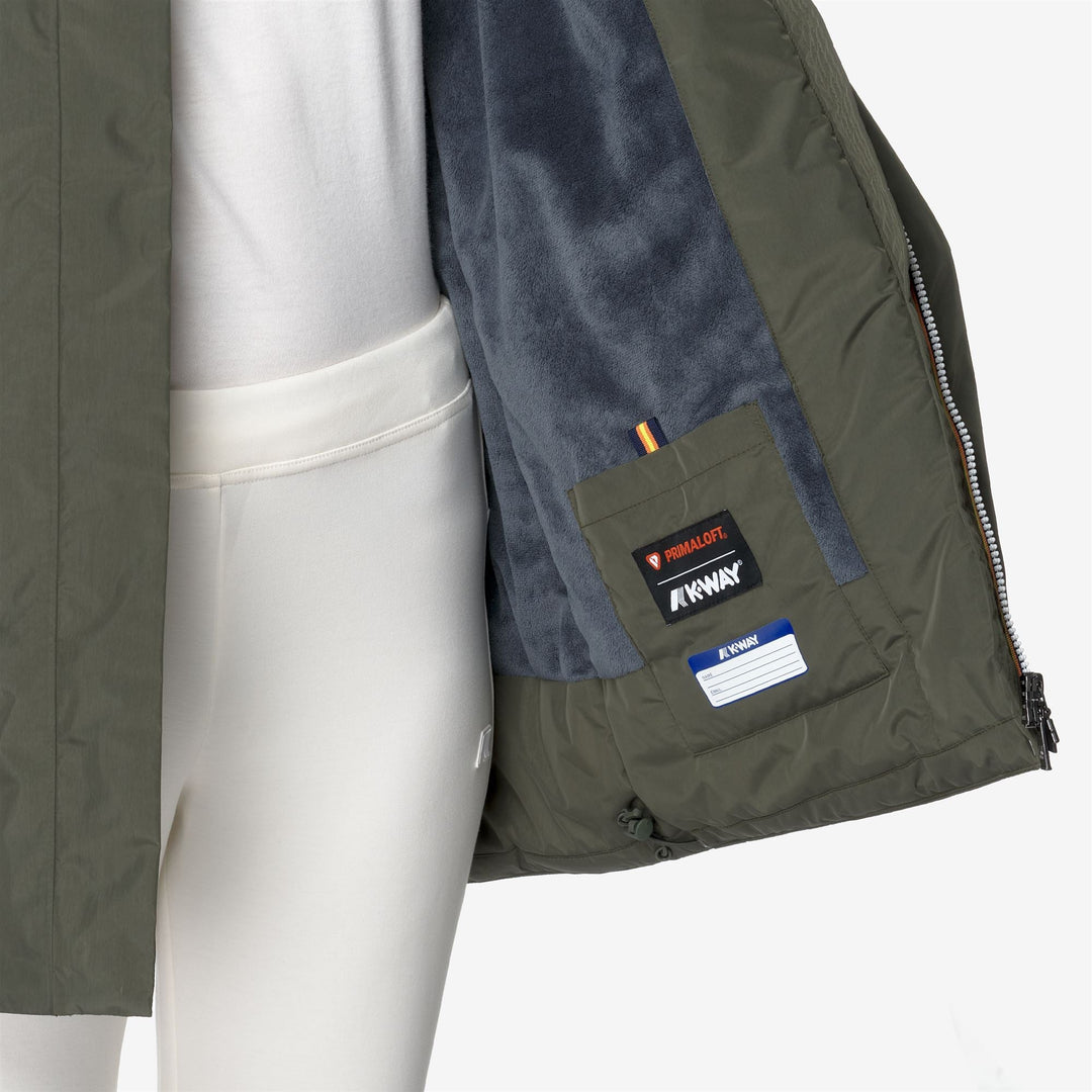 SOPHIE SOFT TOUCH MARMOTTA - Jackets - Mid - WOMAN - GREEN B-BLUE A