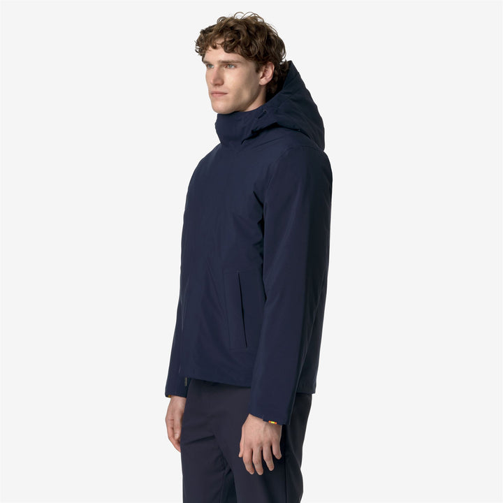 Jackets_MAN_JACKEN BONDED PADDED_Short_Blue Depth - Blue Depth - Detail