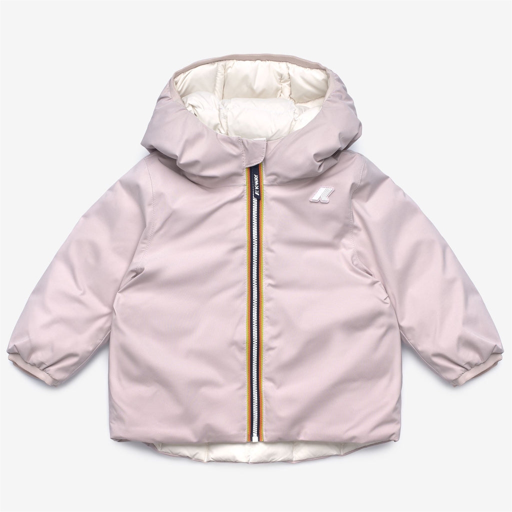 Jackets_KID UNISEX_E. JACK ST THERMO DOUBLE_Short_Rose Hushed - White Gardenia - Commercial 1