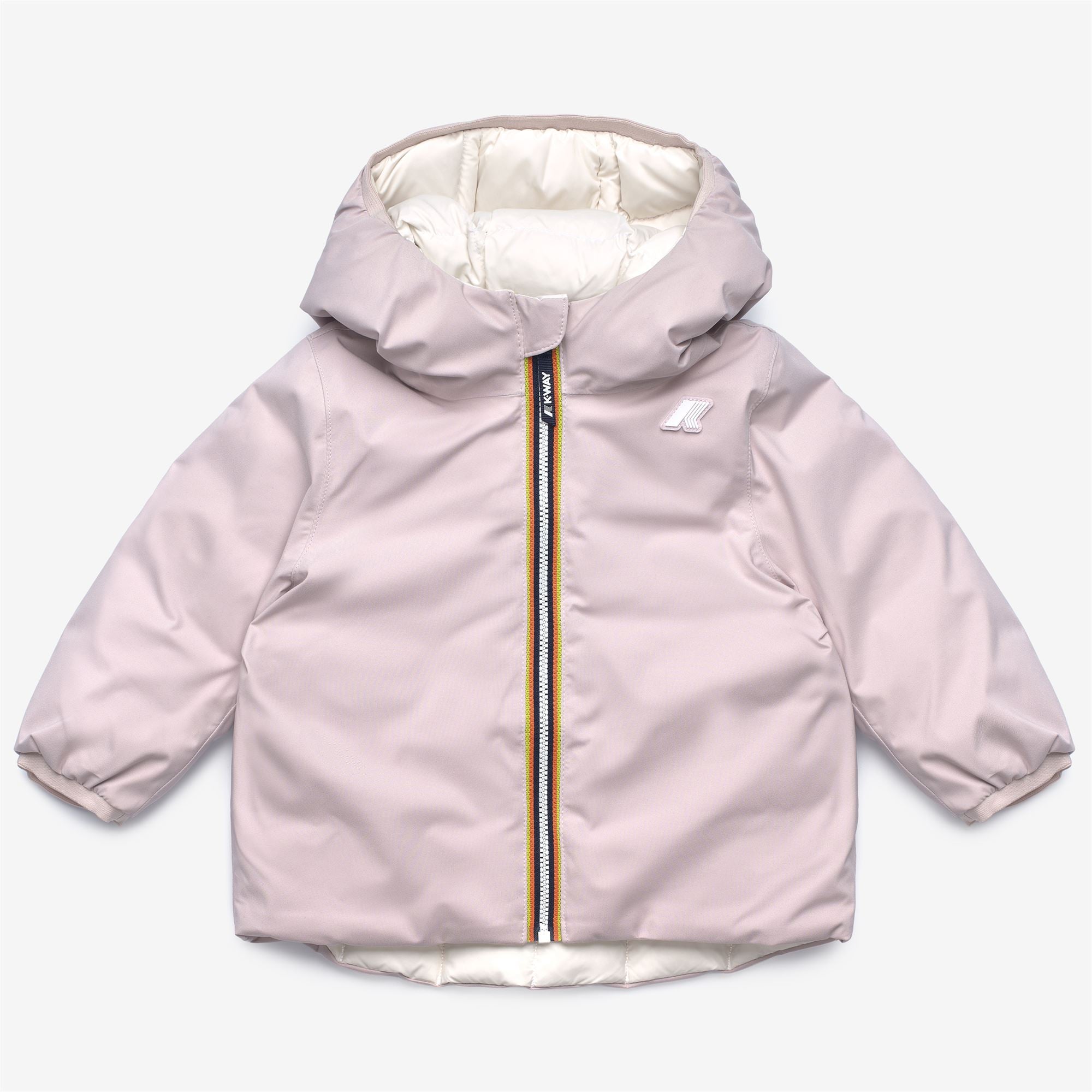 Jackets_KID UNISEX_E. JACK ST THERMO DOUBLE_Short_Rose Hushed - White Gardenia - Commercial 1